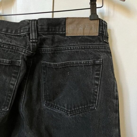 Vintage Dakota Black Straight Leg Distressed Jeans 30x32 - Picture 6 of 9
